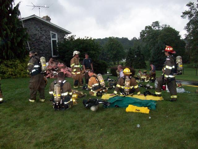 House Fire in Cochranville - Westwood Fire Company